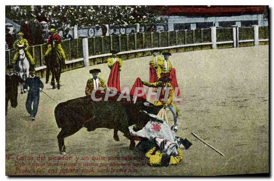 CPA Corrida Course de taureaux Calida del picador 