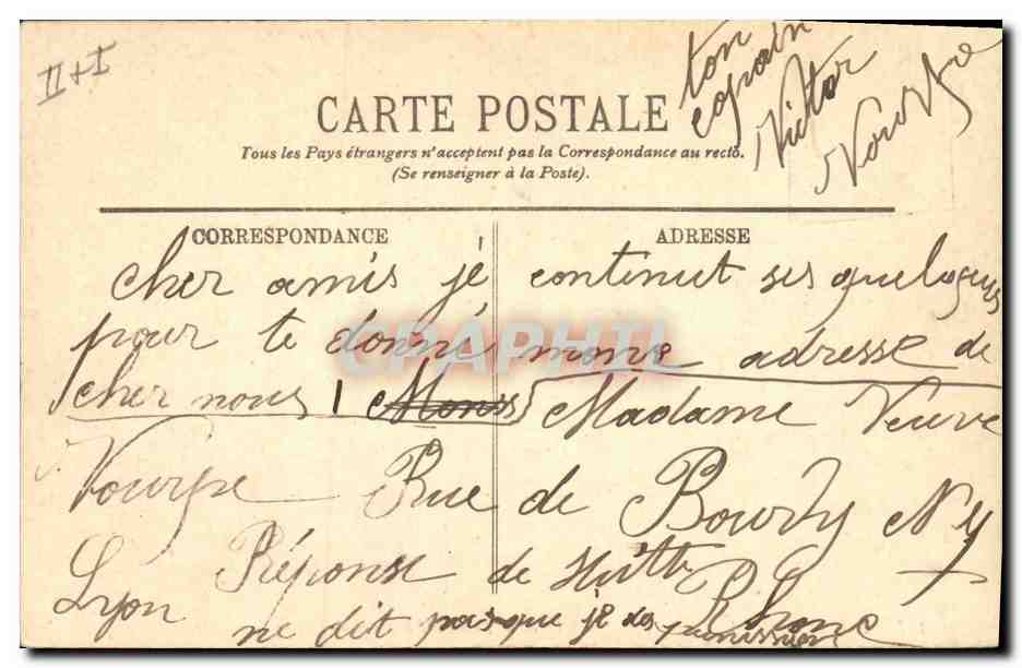 Le "Saint-Louis", Cuirassé d'Escadre — LL. — Marine de Guerre — Éditeur LL. n°167 — Reverso
