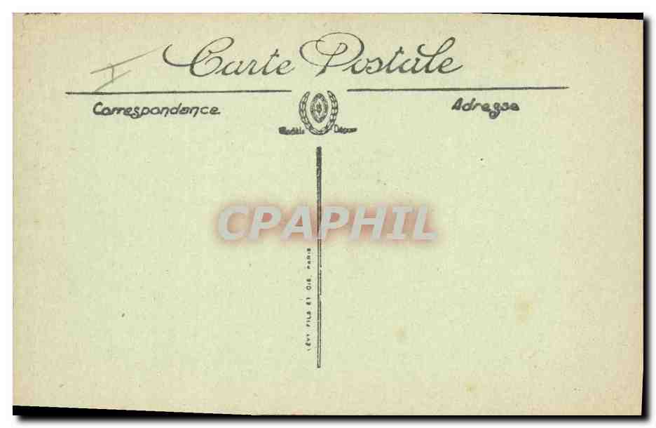 CPA Bateau de Guerre Le Suffren Cuirasse d'escadre  — Verso