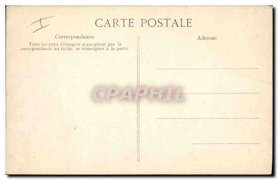 CPA Bateau de Guerre Le Saint Louis Cuirasse d'escadre  — Verso