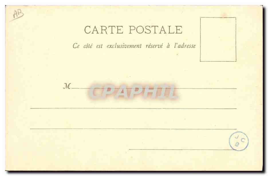 Le "Suffren" — navire de guerre — Coll. Jean Grasoujaan — Philatélyne, A. Burguet et Cie, Nancy — Verso