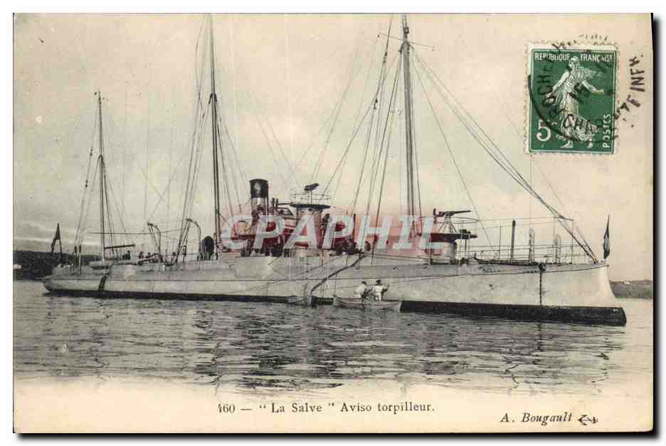 La Salve — Aviso torpilleur — A. Bougault n°460