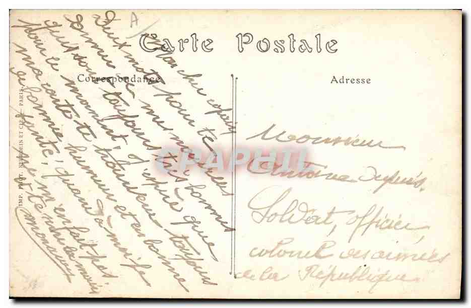 Marine Militaire — « Le Surcouf » — ND. Phot. — Verso