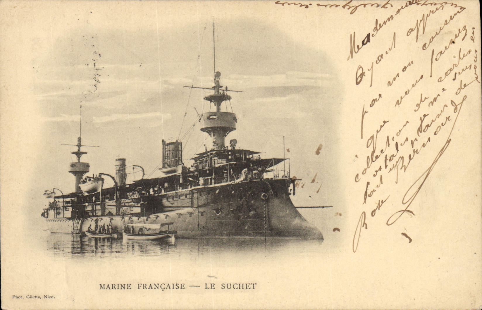 Marine Française — Le Suchet — Phot. Giletta, Nice