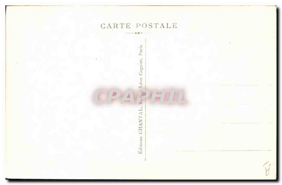 CPM Cinema Jacqueline Francell  — Verso