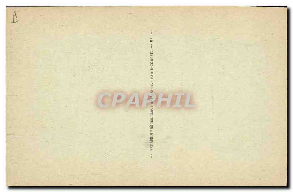 CPA Folklore Saint Pol de Leon La chanson du conscrit — Verso