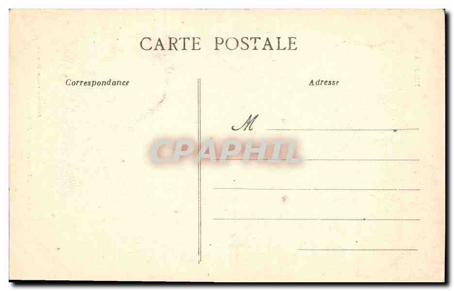 CPA Folklore Fillette en costume de Vannes  — Verso