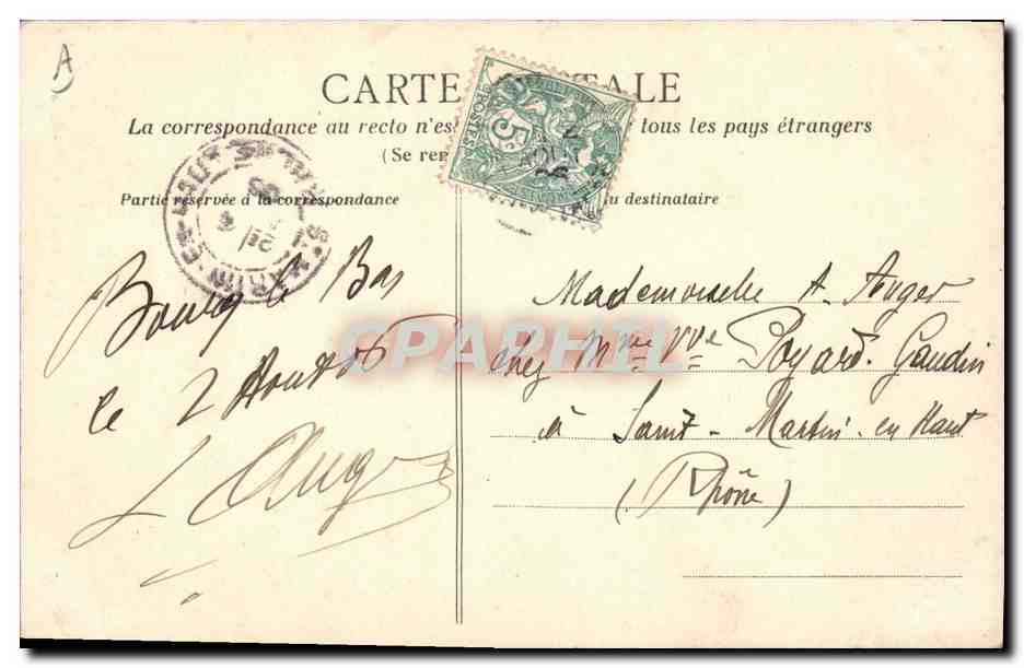 CPA Folklore St Malo Une riche paysanne  — Verso
