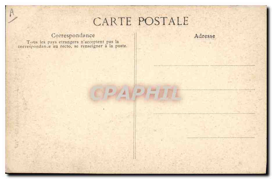 CPA Folklore Jeune Bigoudene  — Verso