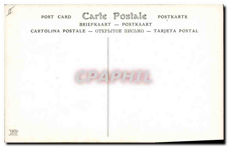 CPA Folklore Salon Un coin de Pardon Basse Bretagne par Mll JM Barbey  — Verso