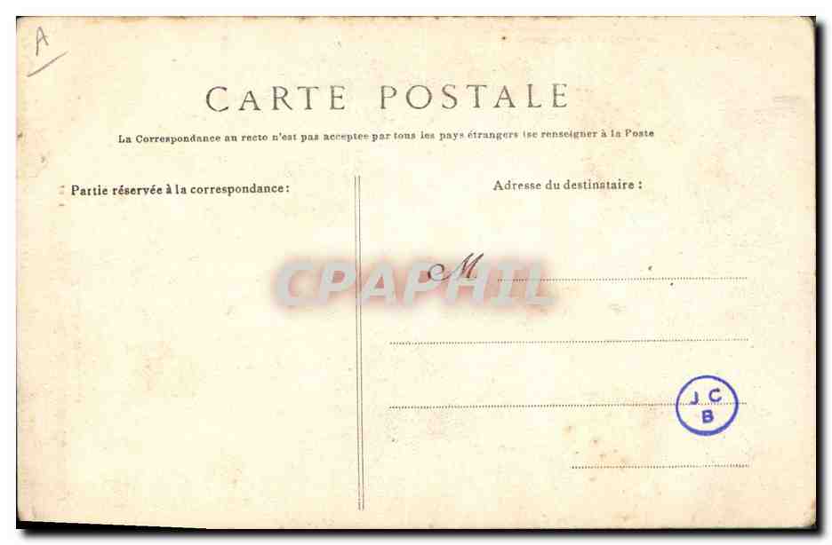 CPA Folklore Maries de Ploare Environs de Douarnenez L'entree en Gavotte Mariage  — Verso