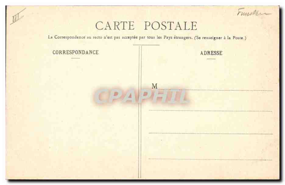 CPA Folklore Une belle Pont Avenaise  — Verso
