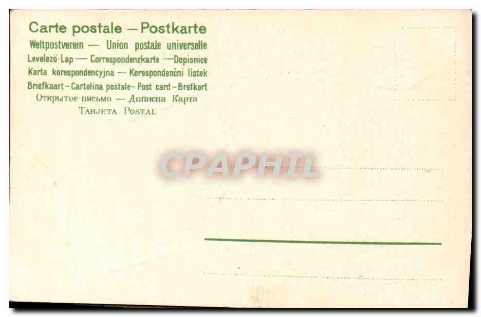 CPA Fantaisie Fleurs Trefle Colombes  — Rückseite