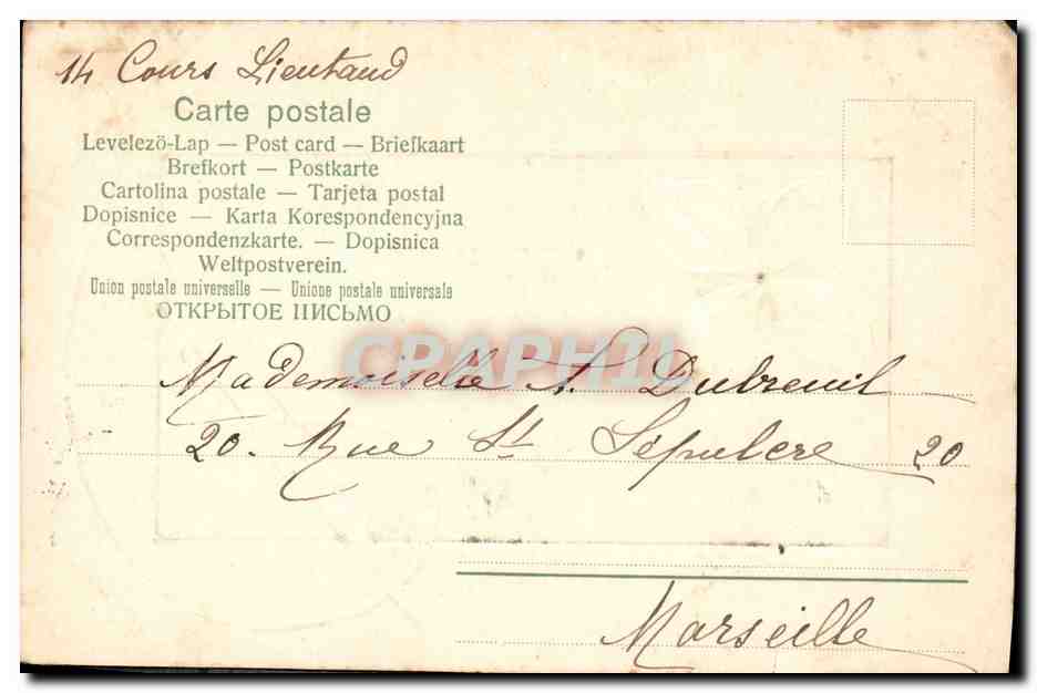 Bonne Année — Quatre feuilles de trèfle — éditeur non visible — Rückseite
