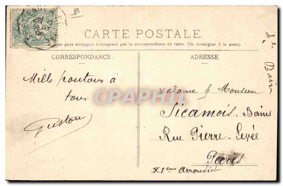 CPA Dentelle Dentelliere Le Puy en Velay Groupe de dentellieres  — Verso