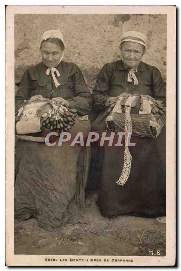CPA Dentelle Dentelliere Les dentellieres de Craponne 