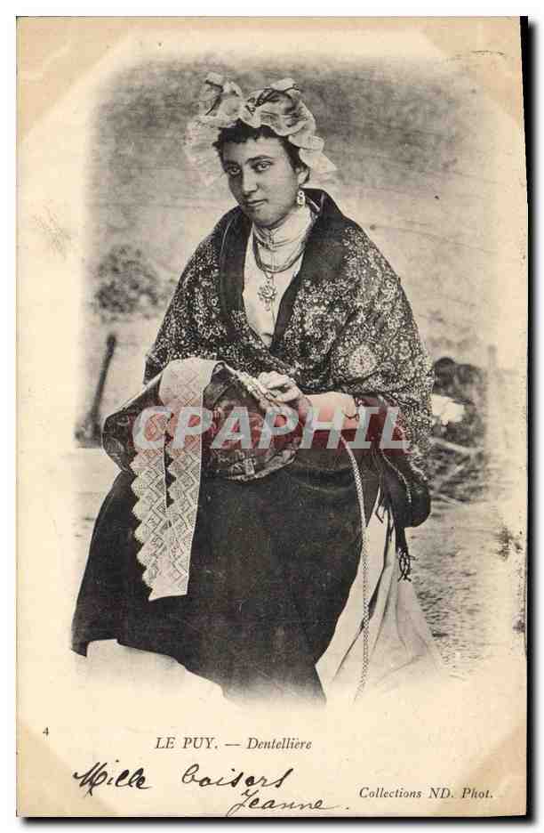 CPA Dentelle Dentelliere Le Puy 