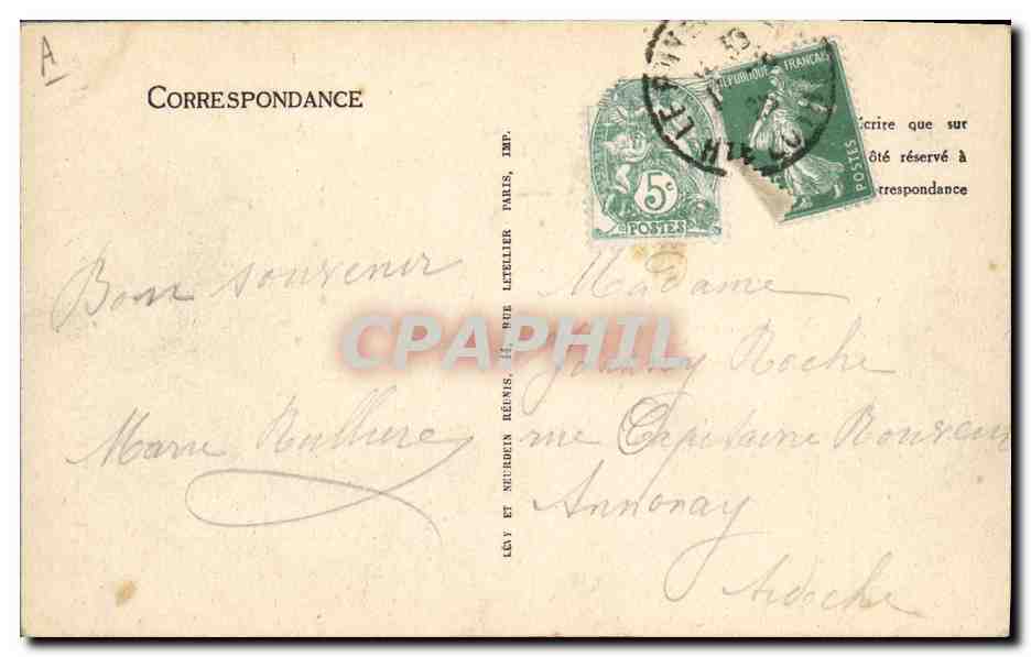 CPA Dentelle Dentelliere Le Velay  — Verso