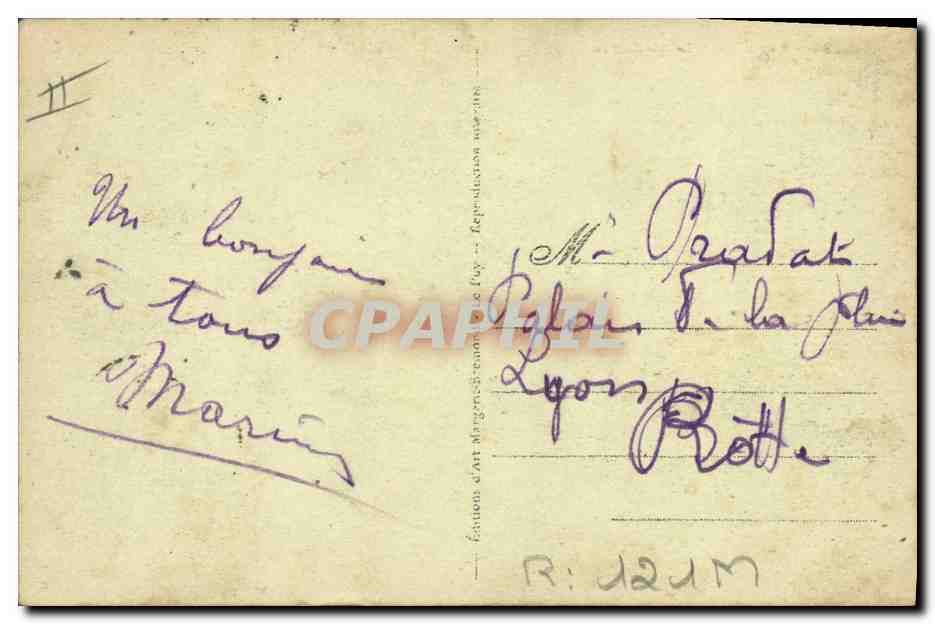 CPA Dentelle Dentelliere Les eleves dentellieres Enfants  — Verso