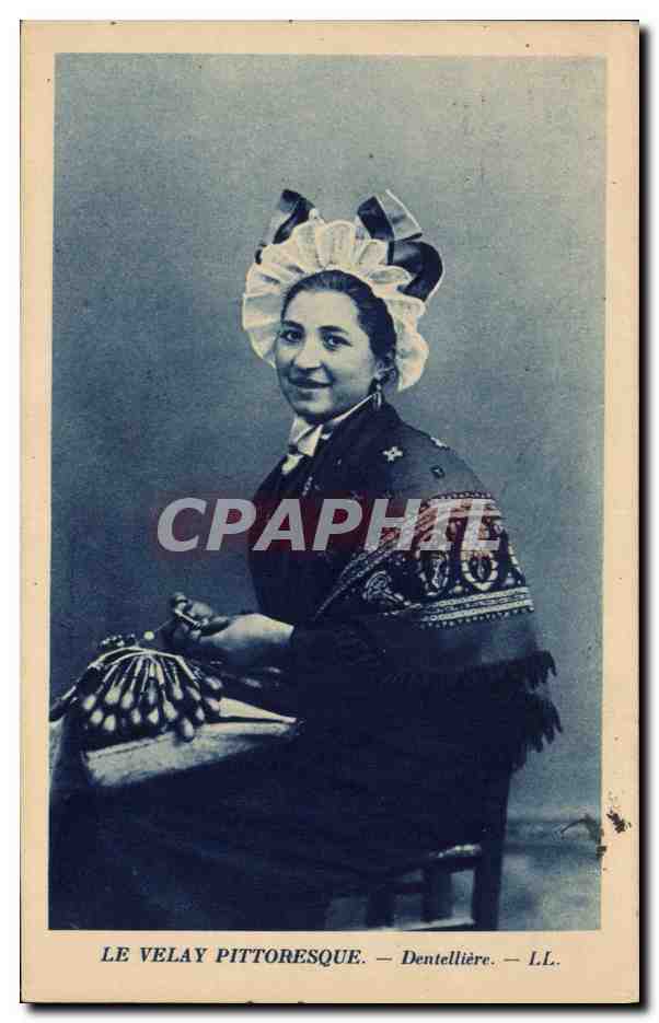 CPA Dentelle Dentelliere Le Velay 