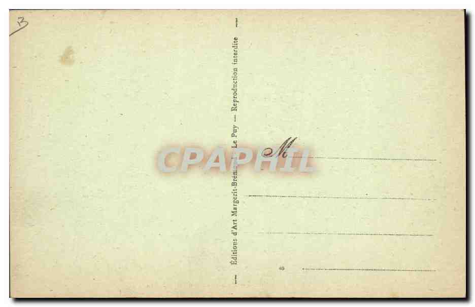CPA Dentelle Dentelliere Un groupe de dentellieres Auvergnates  — Verso