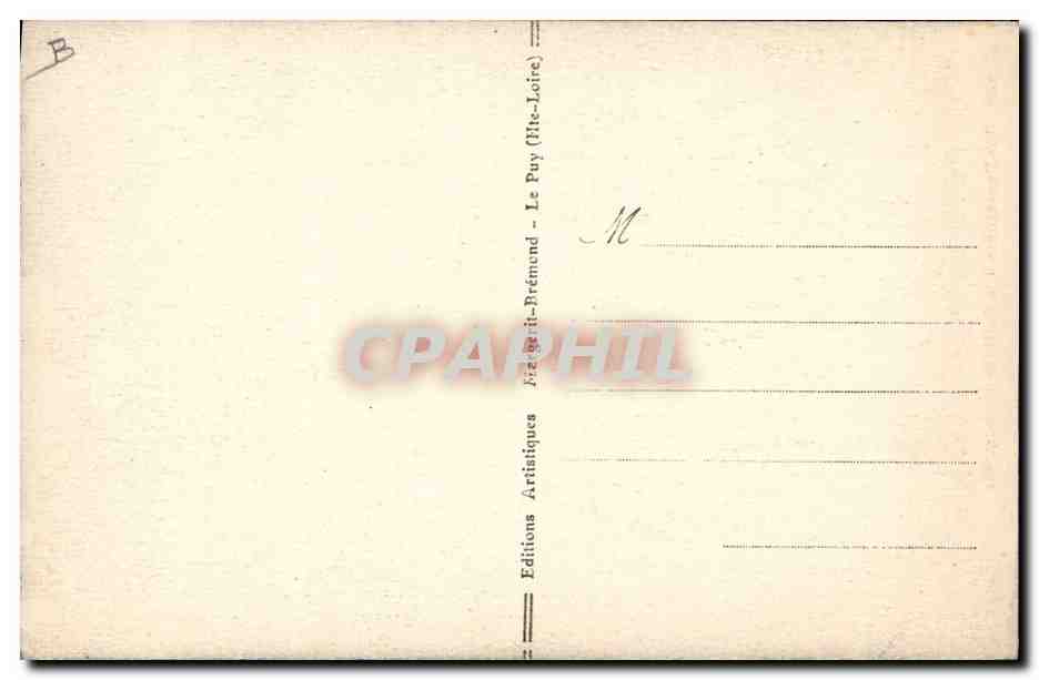 CPA Dentelle Une Dentelliere a la coiffe Auvergnate  — Verso