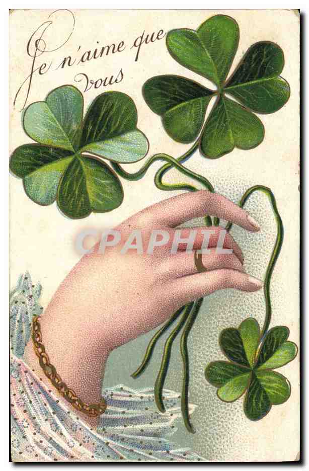 CPA Fantaisie Fleurs Main 