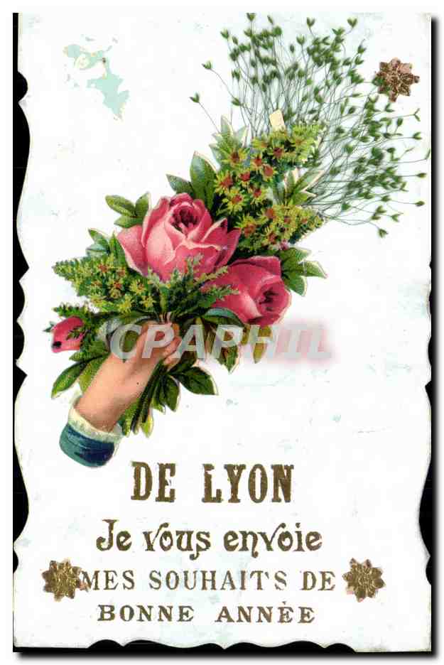 Bouquet de roses — De Lyon — éditeur non visible