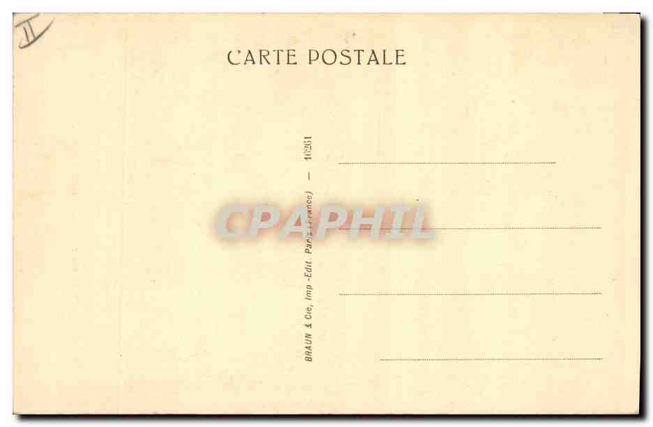 CPA Philippe de Champagne Blaise Pascal  — Rückseite
