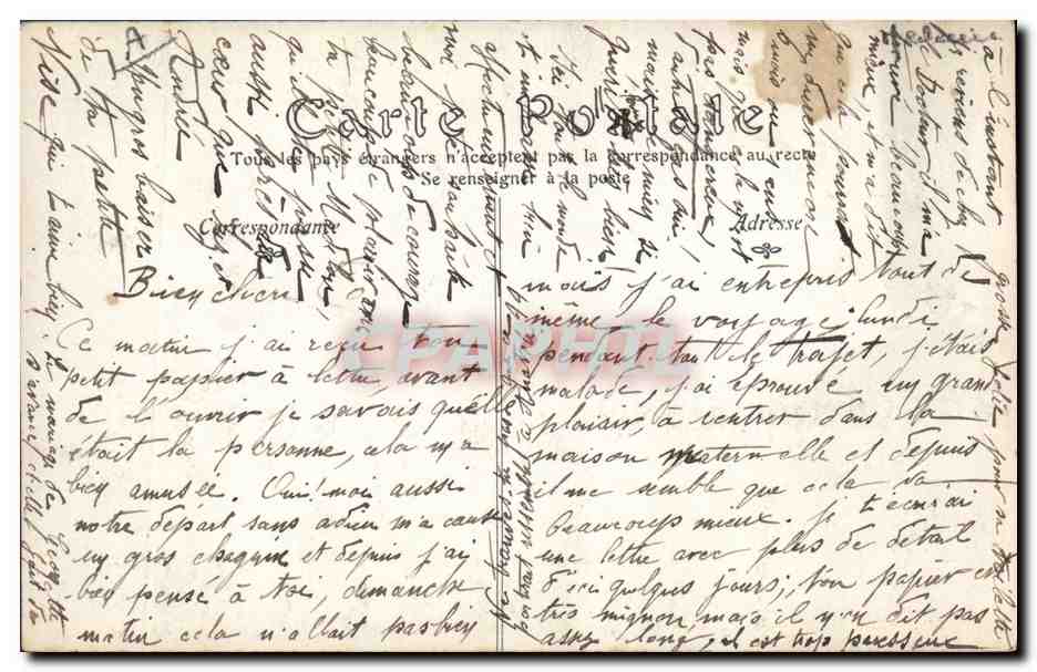 Paris — La Sorbonne, M. le Professeur Moissan, Membre de l'Institut — ND Phot, n° 1679 — Achterkant