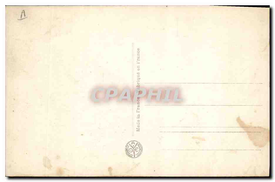 CPA Aristide Briand  — Verso