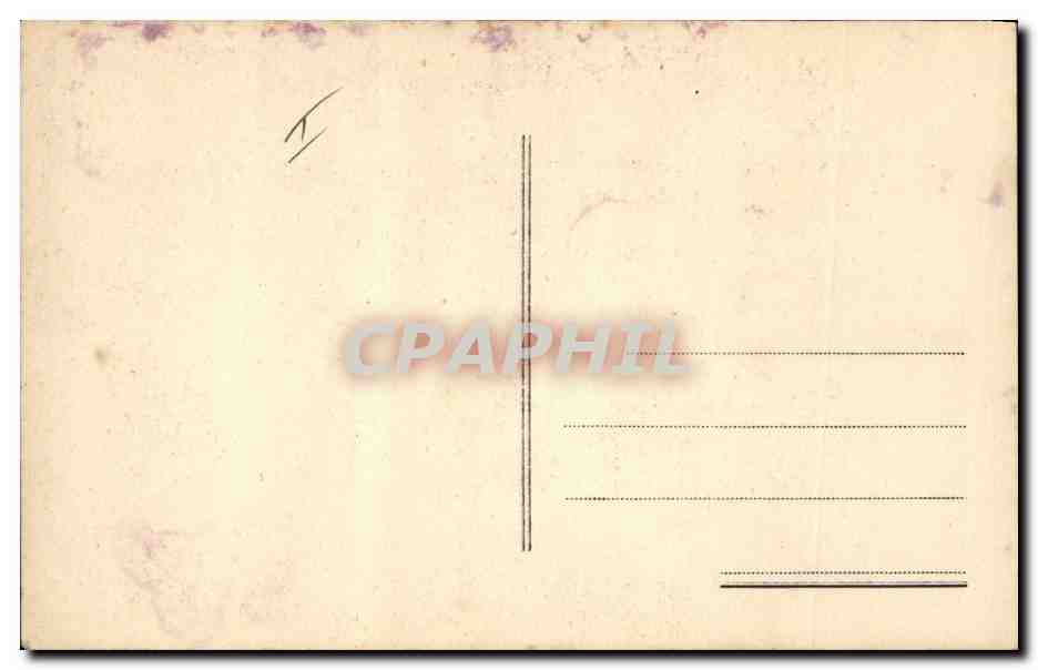 CPA Paul Vaillant Coututier  — Verso