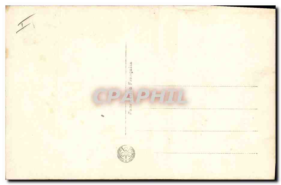 CPA Bonar Law Ministre anglais Conference de la Paix  — Verso