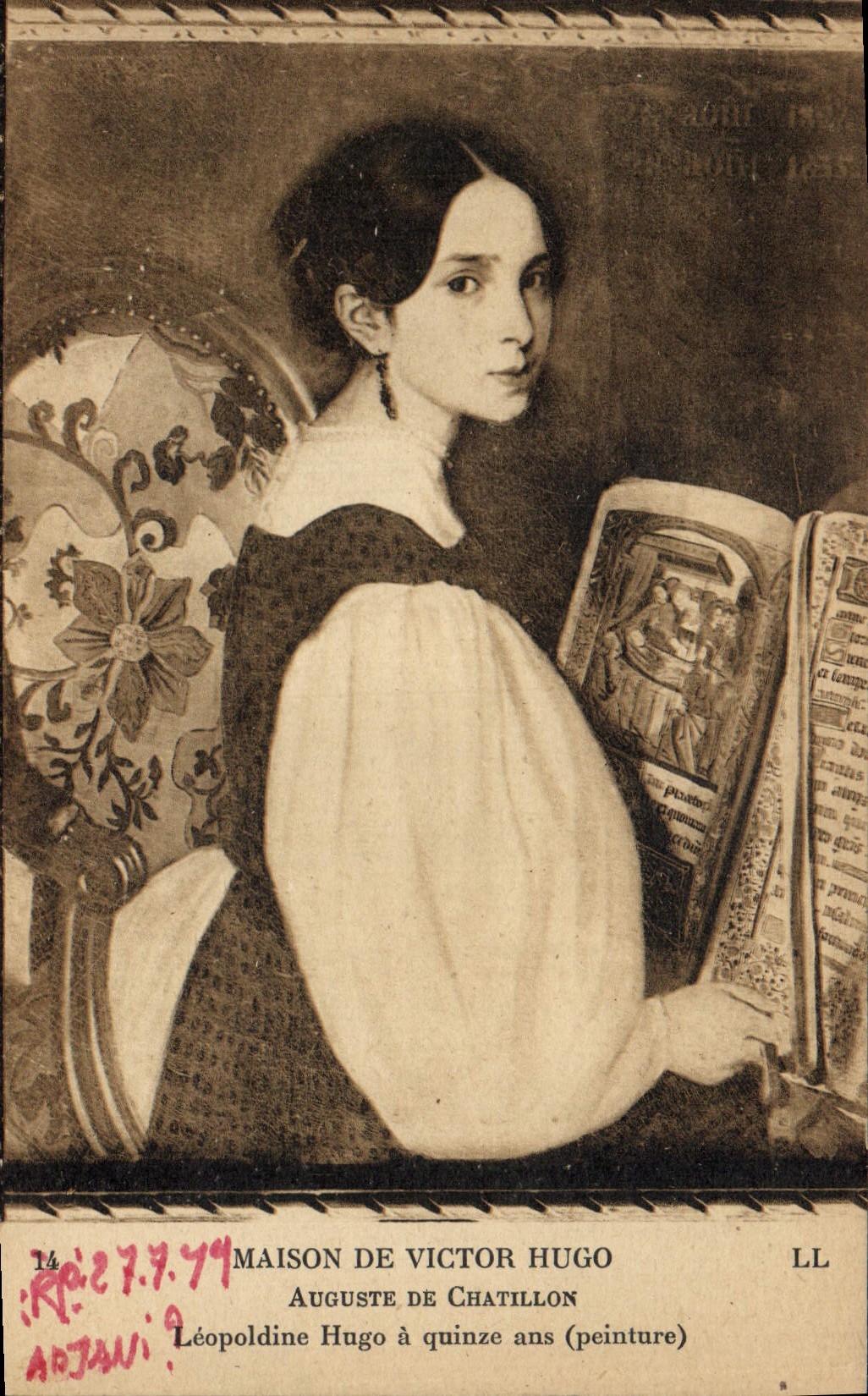 CPA Maison de Victor Hugo Auguste de Chatillon Leopoldine Hugo a quinze ans 