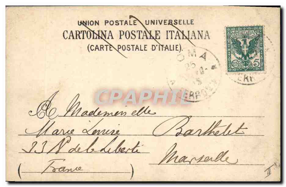CPA Loubet Ange  — Verso