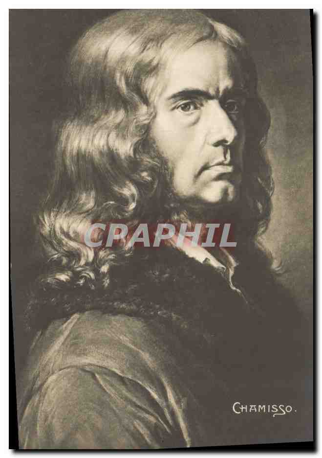 Portrait de Chamisso — gravure — éditeur Chamisso, n° 901