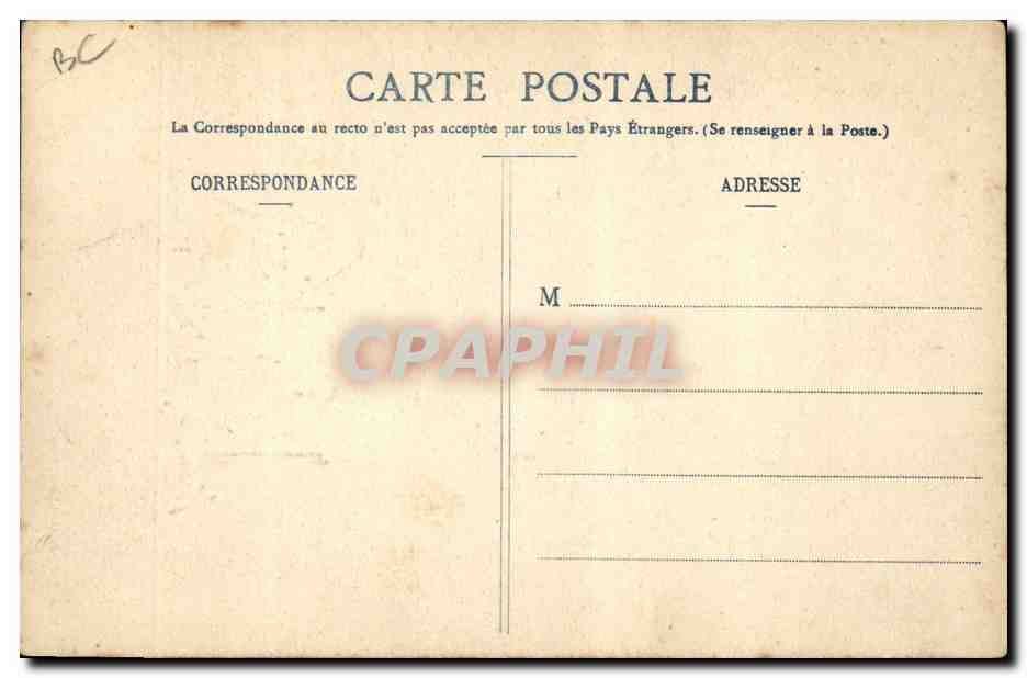 Jules Verne — portrait — Phot. L. Caron, Amiens, Déposé — Verso