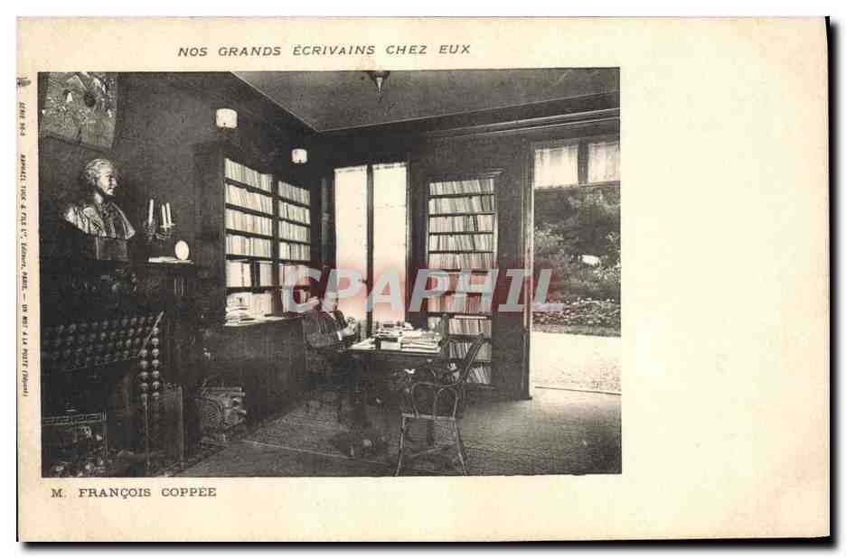 M. François Coppée — Nos grands écrivains chez eux — Éditeur : Léon & Fils, Lille