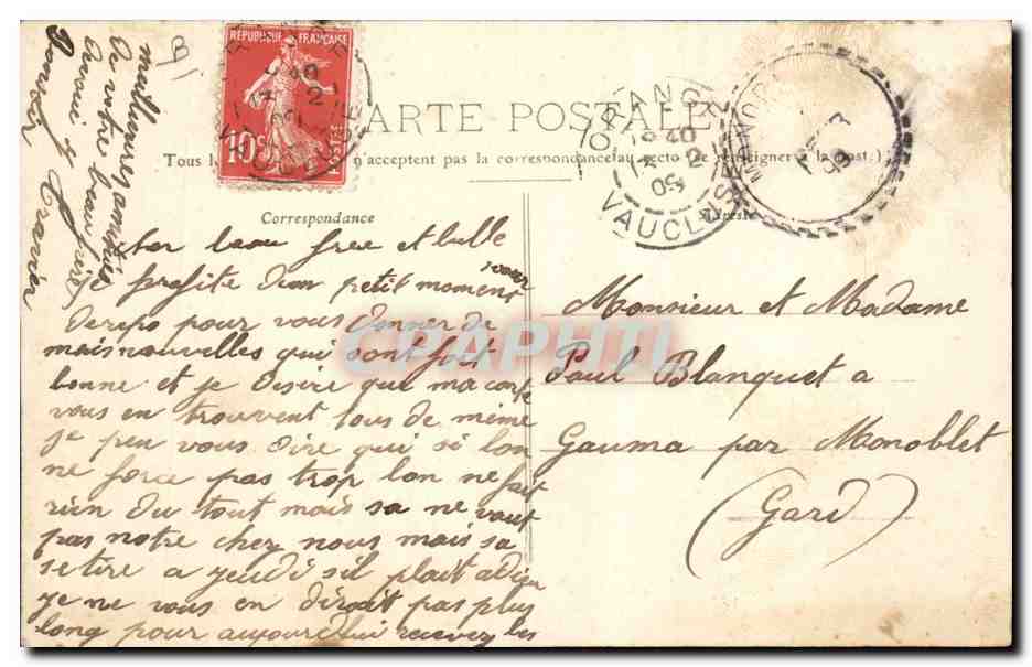 Orange (Vaucluse) — 15e Escadron du Train - La Voltige — éditeur inconnu, n° 3 — Verso