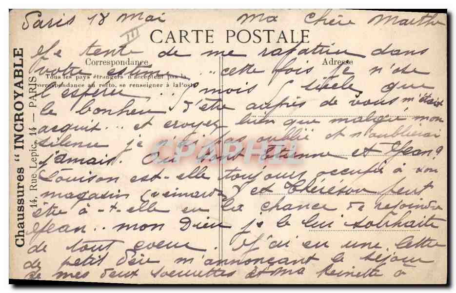 Montpellier — mercado de caballos — editor Foncineau, n° 723 — Reverso