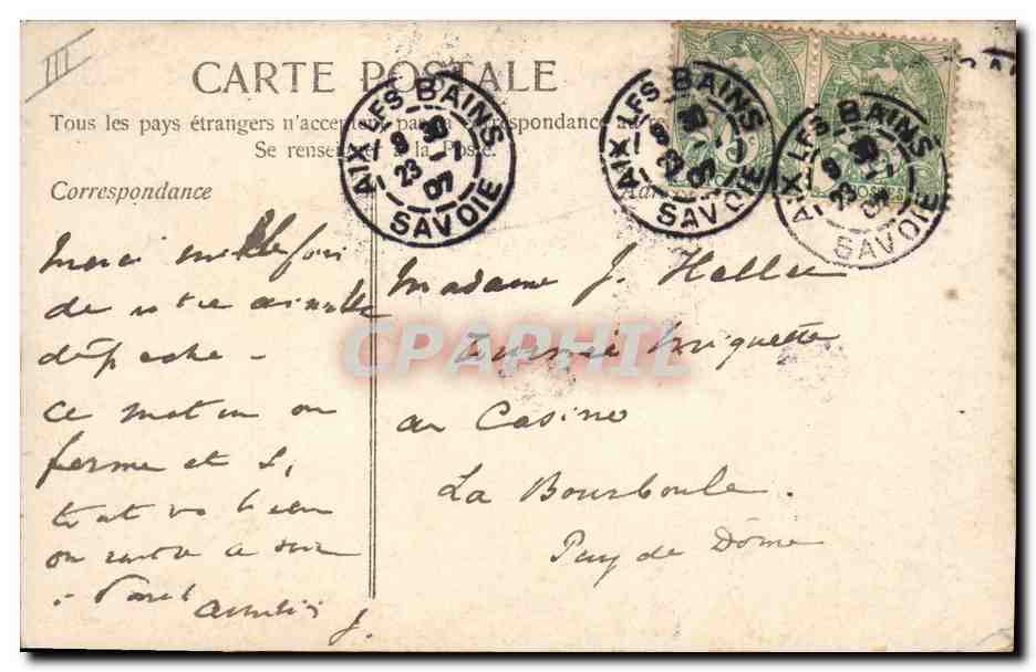Mardi — Carte postale décorative avec portraits féminins — éditeur CPAPHIL, n° 2033/535 — Back