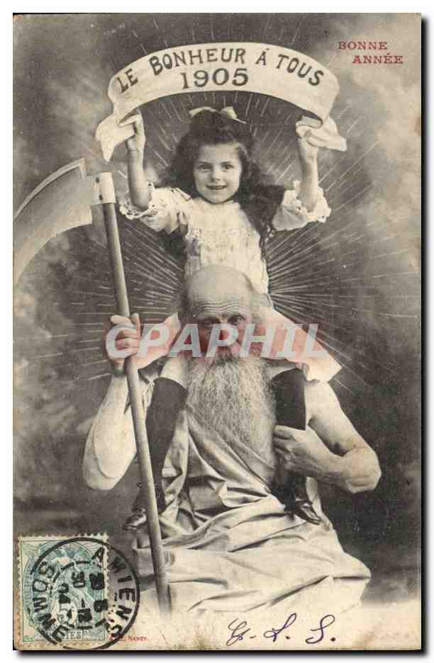 CPA Fantaisie Fleurs Annee 1905 Enfant