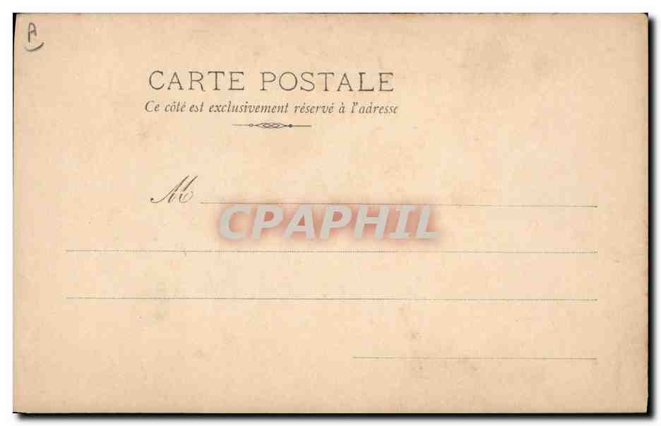 Femme en robe longue tenant un carillon — Avril — S.J.F. — Rückseite