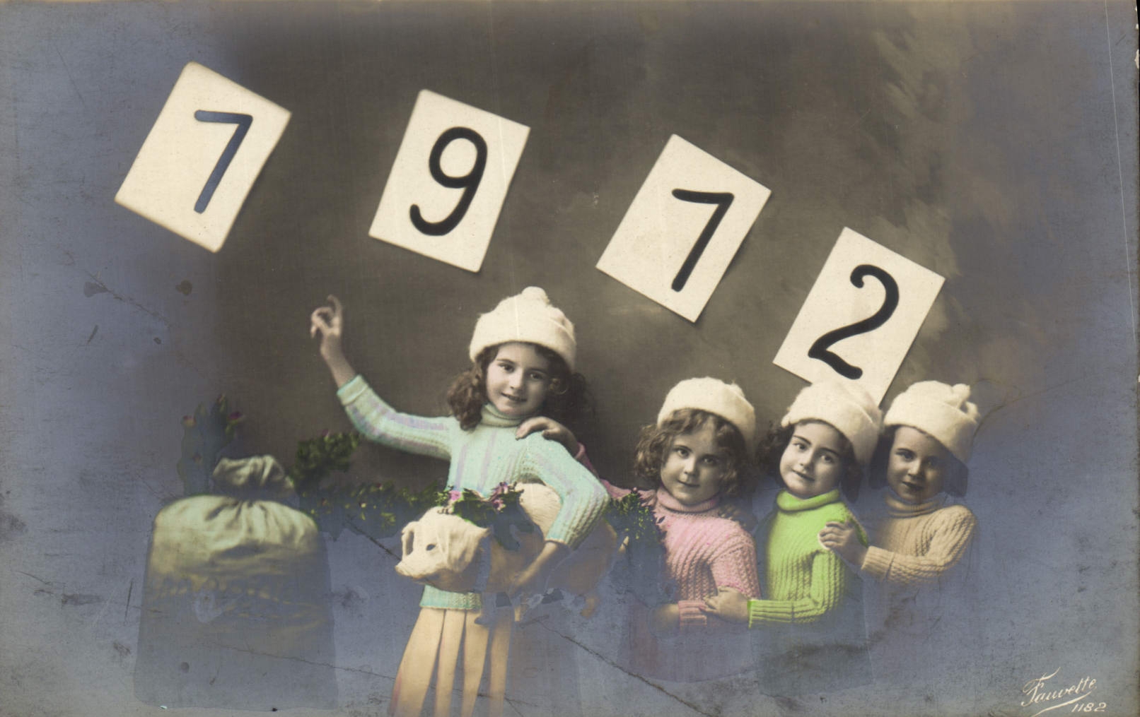 CPA Fantaisie Enfants Annee 1912 