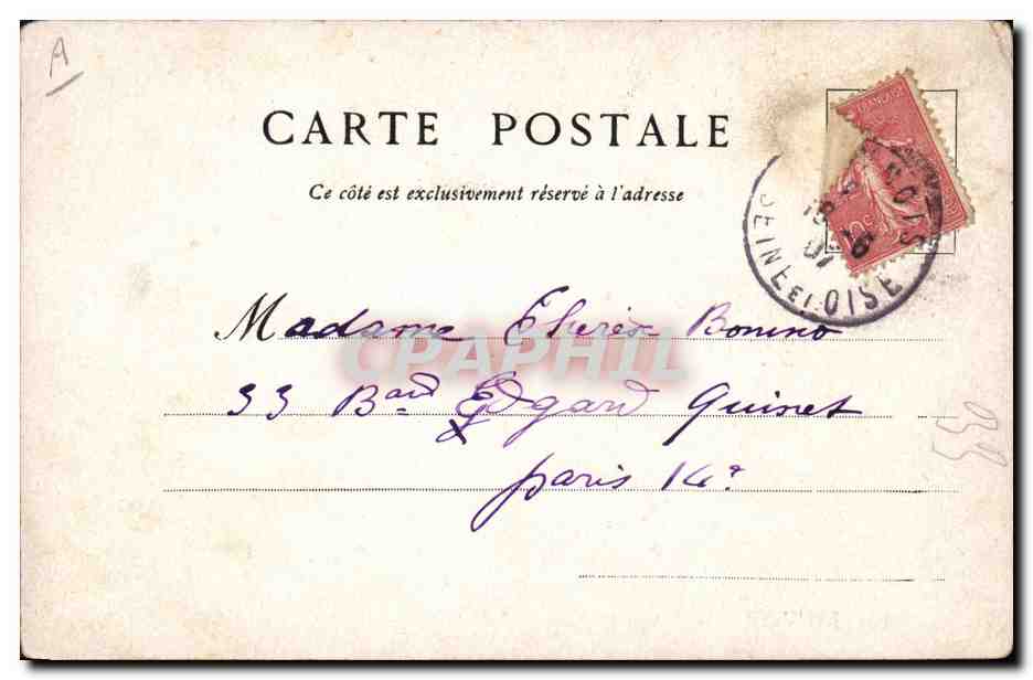 Femme en robe sombre — Janvier — éditeur non visible — Rückseite