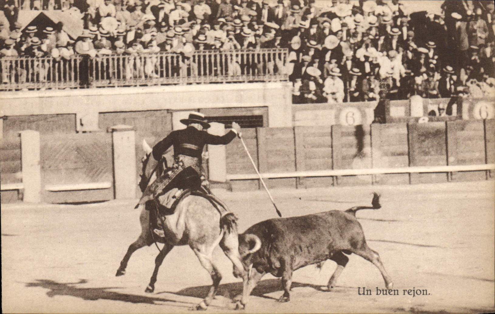 CPA Corrida Course de taureaux Un buen rejon 