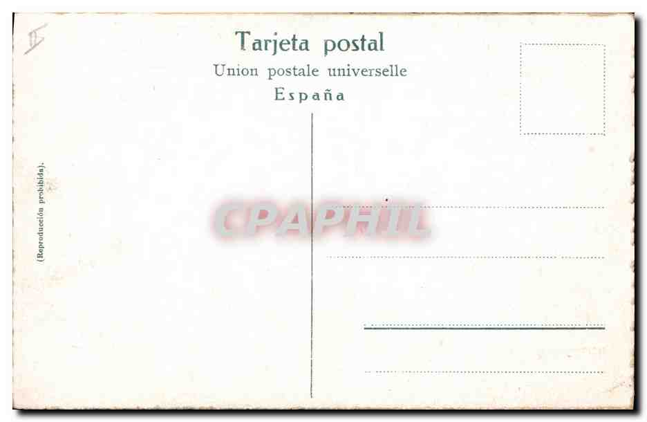 CPA Corrida Course de taureaux El brindis  — Rückseite