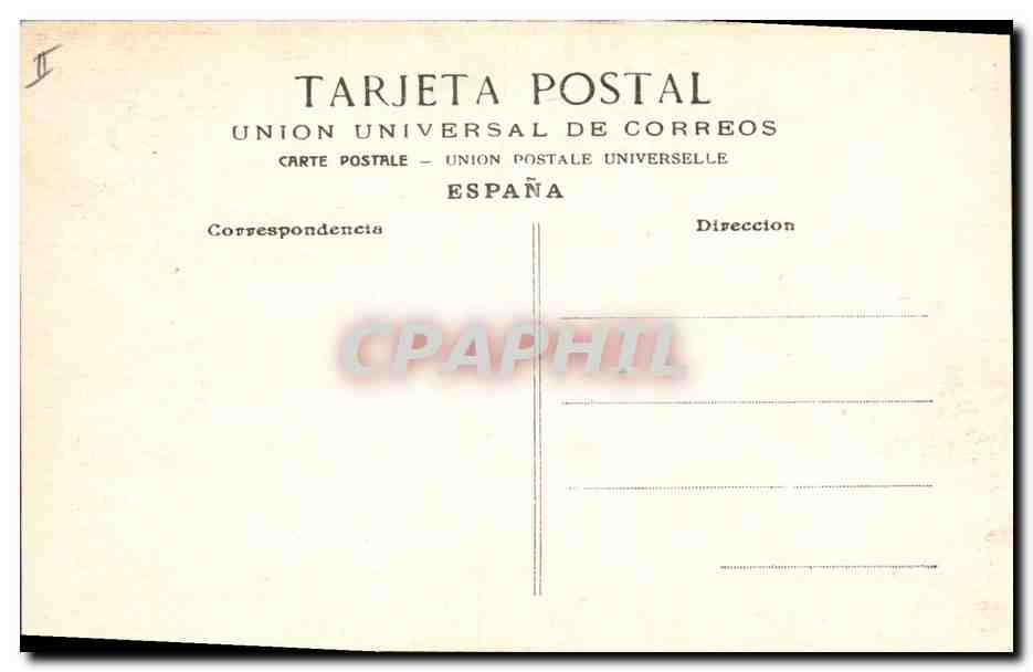 CPA Corrida Course de taureaux Entrando ou tirandosc a matar La mort  — Rückseite