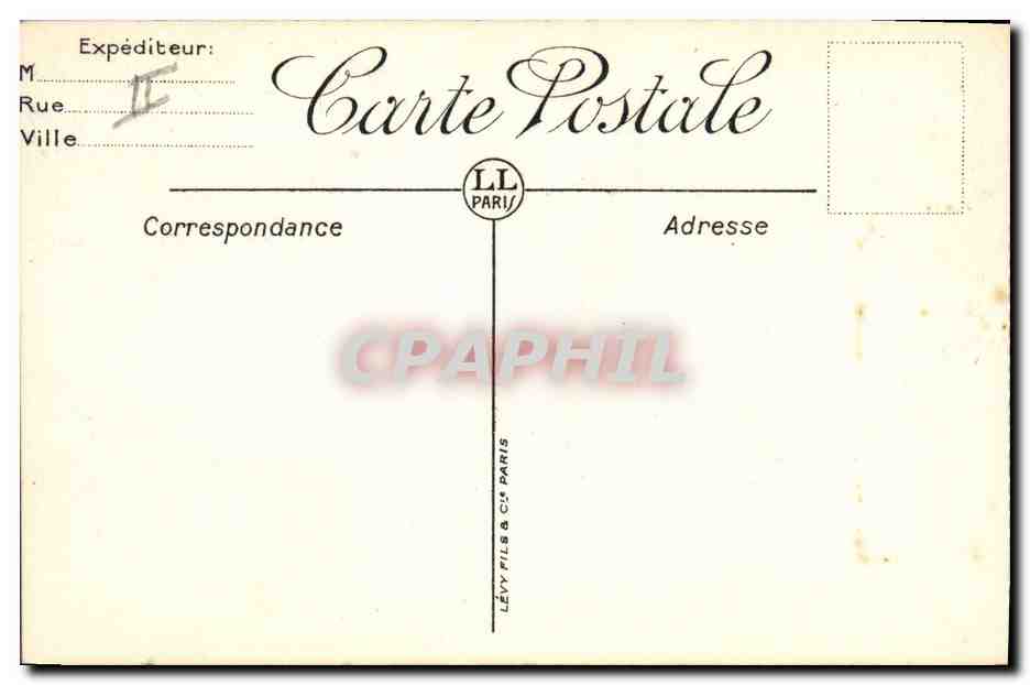 CPA Corrida Course de taureaux Preliminaire  — Rückseite