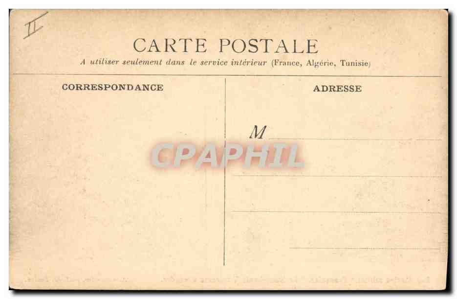 CPA Bateau de Guerre Le Saint Louis Cuirasse d'escadre  — Verso